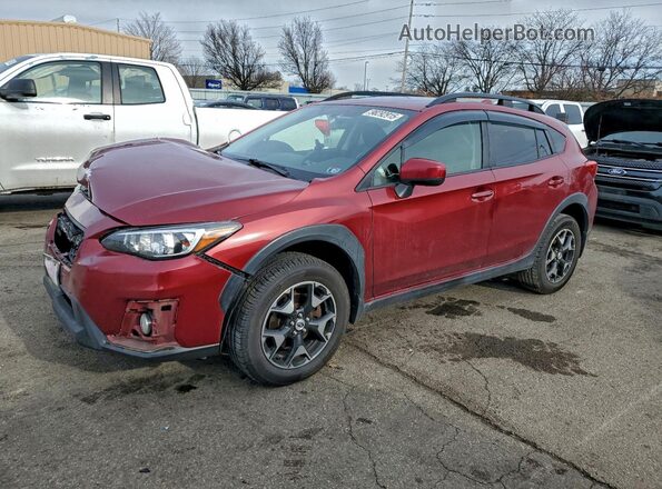 JF2GTACC2J8321818 2018 SUBARU CROSSTREK Красный Передняя левая четверть