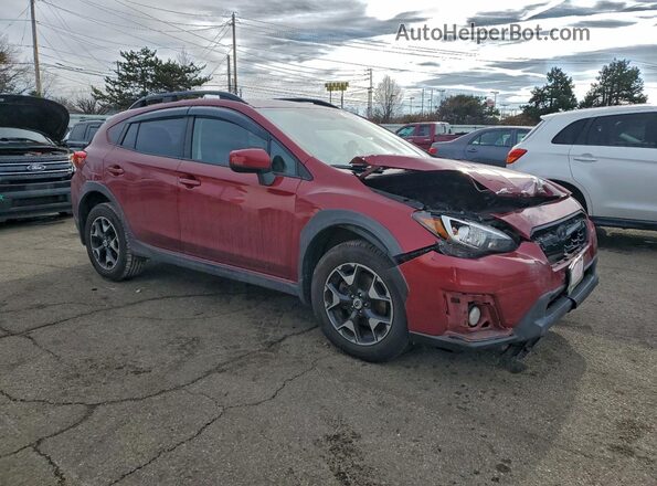 JF2GTACC2J8321818 2018 SUBARU CROSSTREK Красный Передняя правая четверть