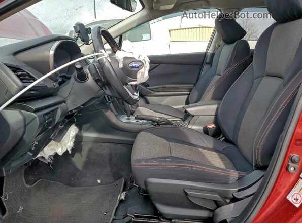 JF2GTACC2J8321818 2018 SUBARU CROSSTREK Красный Вид салона спереди