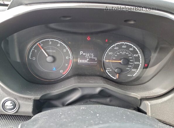 JF2GTACC2J8321818 2018 SUBARU CROSSTREK Красный Вид щитка приборов