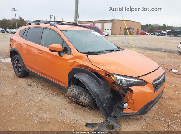 JF2GTACC2KH203270 2019 SUBARU CROSSTREK Оранжевый Передняя правая четверть