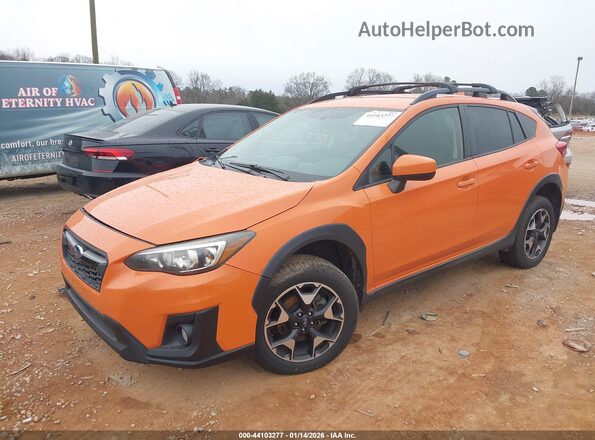 JF2GTACC2KH203270 2019 SUBARU CROSSTREK Оранжевый Передняя левая четверть