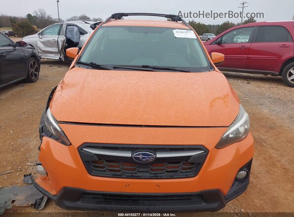 JF2GTACC2KH203270 2019 SUBARU CROSSTREK Оранжевый Вид щитка приборов