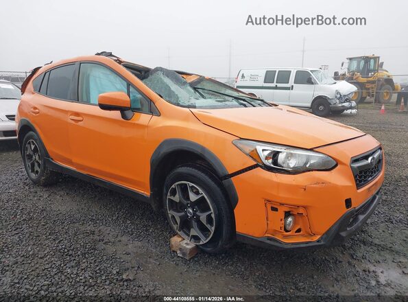 JF2GTADCXJ8331219 2018 SUBARU CROSSTREK Оранжевый Передняя правая четверть