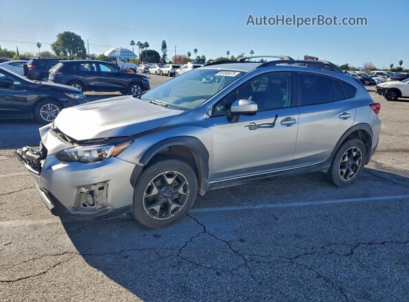 JF2GTAEC0KH229461 2019 SUBARU CROSSTREK Серебряный Передняя левая четверть