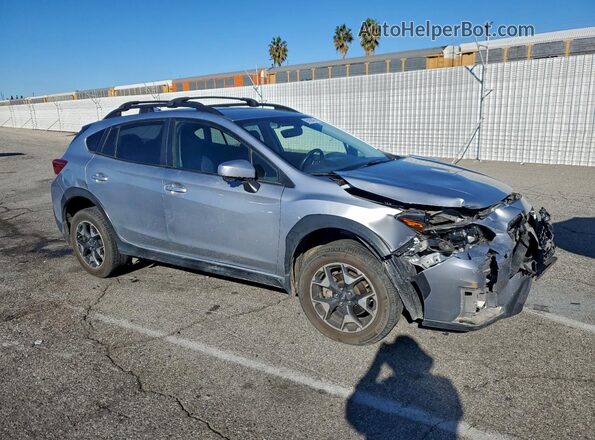 JF2GTAEC0KH229461 2019 SUBARU CROSSTREK Серебряный Передняя правая четверть