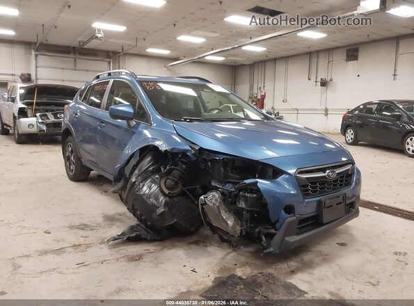 JF2GTAEC5KH294239 2019 SUBARU CROSSTREK Синий Передняя правая четверть