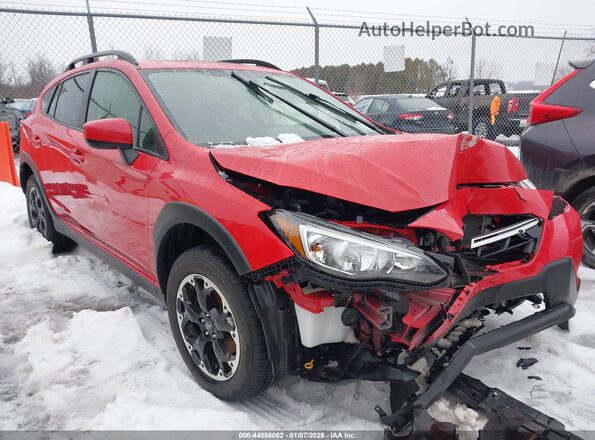 JF2GTAEC7NH227050 2022 SUBARU CROSSTREK Красный Передняя правая четверть