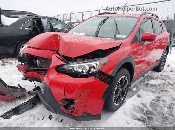 JF2GTAEC7NH227050 2022 SUBARU CROSSTREK Красный Передняя левая четверть