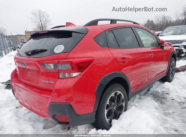 JF2GTAEC7NH227050 2022 SUBARU CROSSTREK Красный Задняя правая четверть