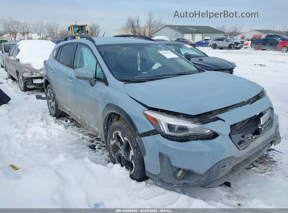 JF2GTHMCXN8233984 2022 SUBARU CROSSTREK Синий Передняя правая четверть