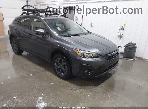 JF2GTHSC0NH242163 2022 SUBARU CROSSTREK Gray Przód prawy