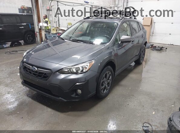 JF2GTHSC0NH242163 2022 SUBARU CROSSTREK Gray Przód lewy