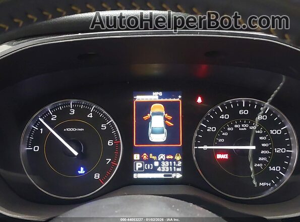 JF2GTHSC0NH242163 2022 SUBARU CROSSTREK Gray Widok tylnych siedzeń