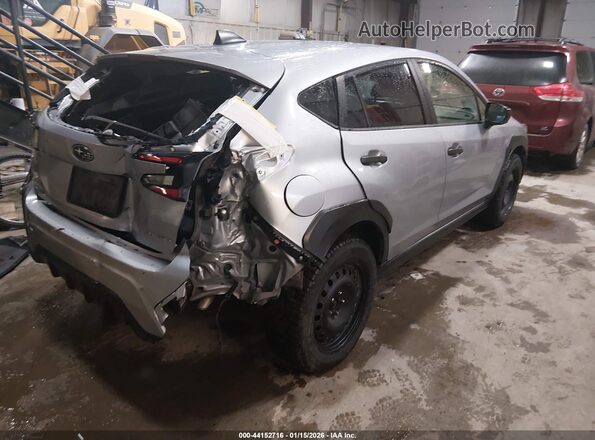 JF2GUABC7R8299762 2024 SUBARU CROSSTREK Silver Trasero derecho