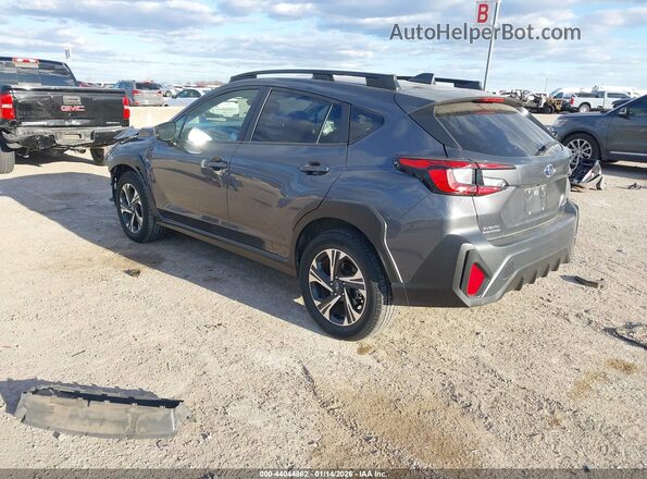 JF2GUADC6R8279872 2024 SUBARU CROSSTREK Gray Задня ліва чверть