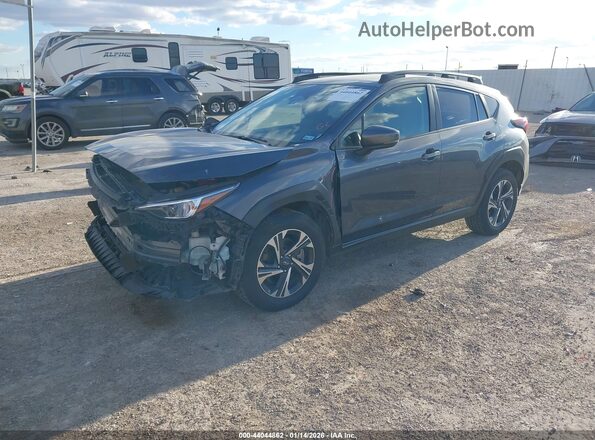 JF2GUADC6R8279872 2024 SUBARU CROSSTREK Gray Передня ліва чверть