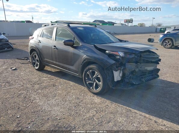 JF2GUADC6R8279872 2024 SUBARU CROSSTREK Gray Передня права чверть