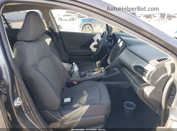JF2GUADC6R8279872 2024 SUBARU CROSSTREK Gray Вид салону спереду