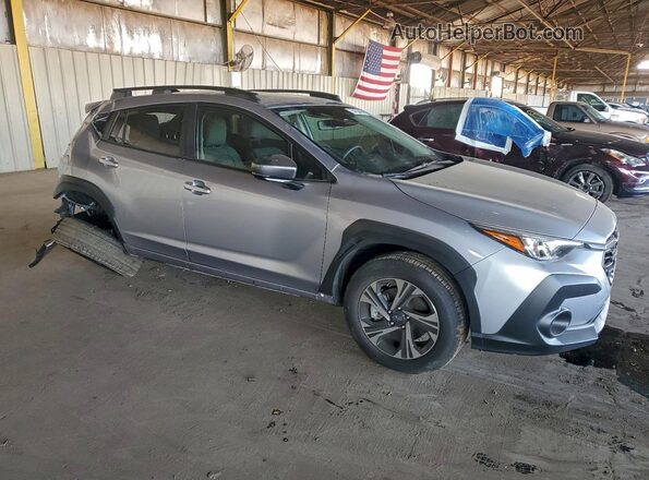 JF2GUHDC7S8281211 2025 SUBARU CROSSTREK Серебряный Передняя правая четверть