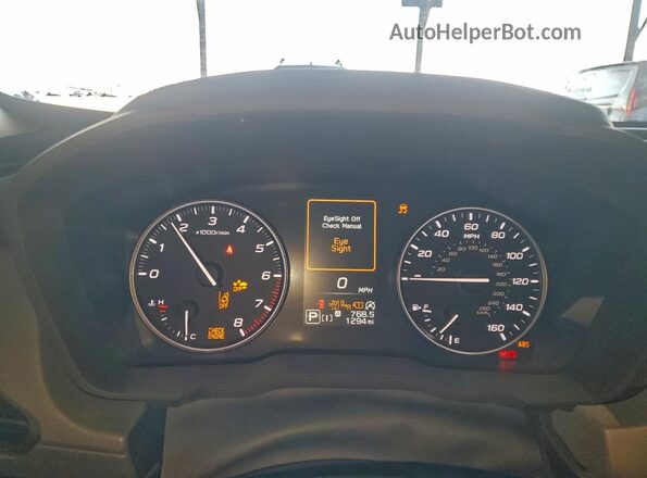 JF2GUHDC7S8281211 2025 SUBARU CROSSTREK Серебряный Вид щитка приборов