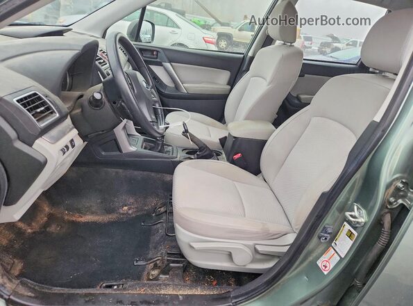 JF2SJAAC6GG433460 2016 SUBARU FORESTER 2.5 Бирюзовый Вид салона спереди