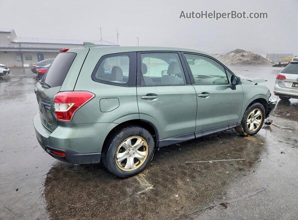 JF2SJAAC6GG433460 2016 SUBARU FORESTER 2.5 Бирюзовый Задняя правая четверть