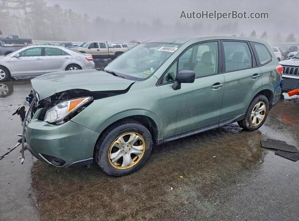 JF2SJAAC6GG433460 2016 SUBARU FORESTER 2.5 Бирюзовый Передняя левая четверть