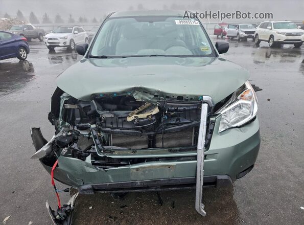 JF2SJAAC6GG433460 2016 SUBARU FORESTER 2.5 Бирюзовый Вид спереди