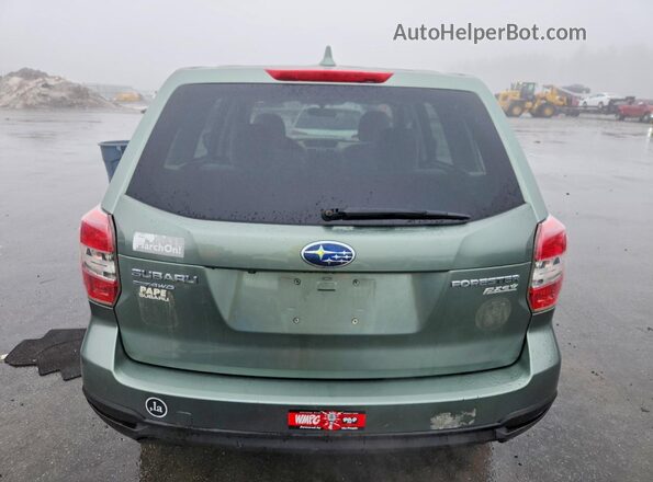 JF2SJAAC6GG433460 2016 SUBARU FORESTER 2.5 Бирюзовый Вид сзади