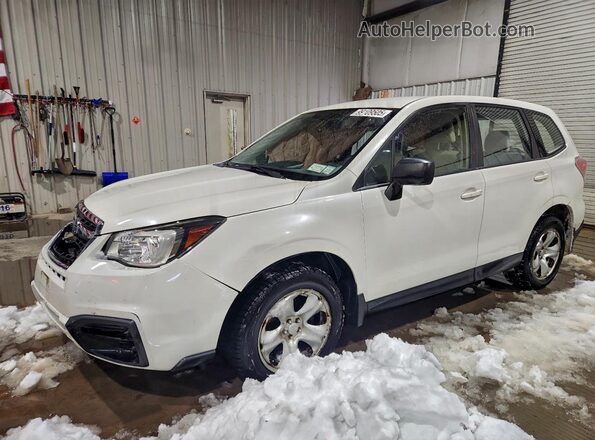 JF2SJAAC7HH413066 2017 SUBARU FORESTER 2.5 Белый Передняя левая четверть