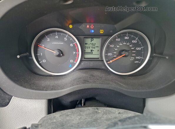 JF2SJABC6GH488659 2016 SUBARU FORESTER 2.5 Green Widok zestawu wskaźników