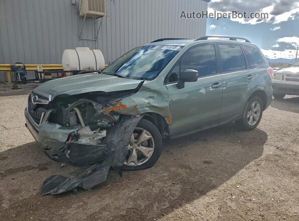 JF2SJABC6GH488659 2016 SUBARU FORESTER 2.5 Green Przód lewy