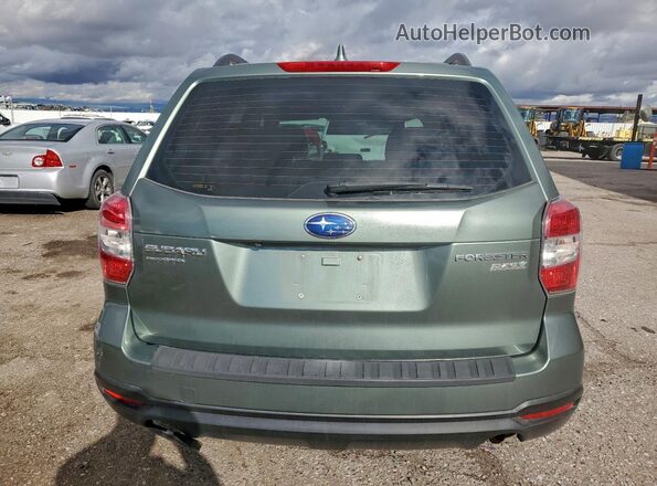 JF2SJABC6GH488659 2016 SUBARU FORESTER 2.5 Green Widok z tyłu