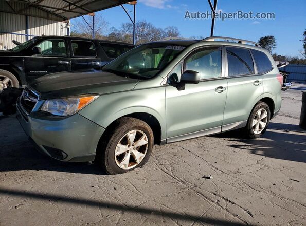 JF2SJADC1GH538221 2016 SUBARU FORESTER 2.5 Зеленый Передняя левая четверть