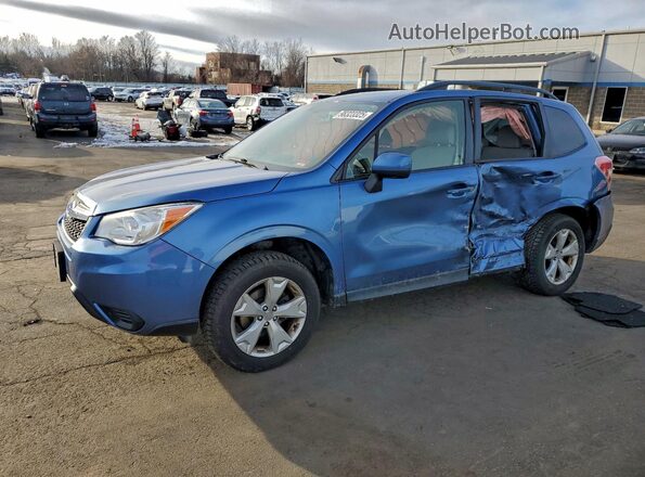 JF2SJADC8GH499076 2016 SUBARU FORESTER 2.5 Синий Передняя левая четверть