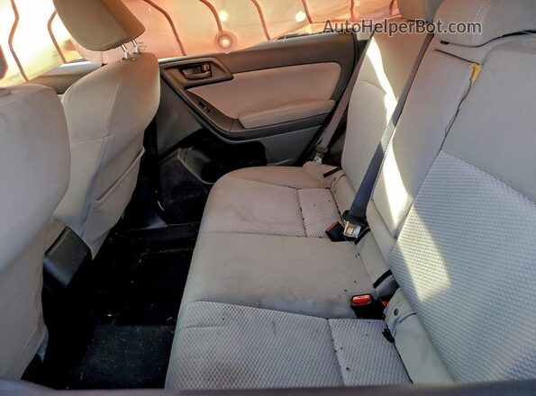 JF2SJADC8GH499076 2016 SUBARU FORESTER 2.5 Синий Вид задних сидений