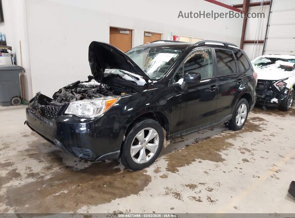 JF2SJADCXGH405781 2016 SUBARU FORESTER 2.5 Черный Передняя левая четверть