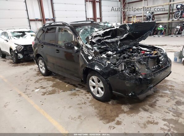 JF2SJADCXGH405781 2016 SUBARU FORESTER 2.5 Черный Передняя правая четверть