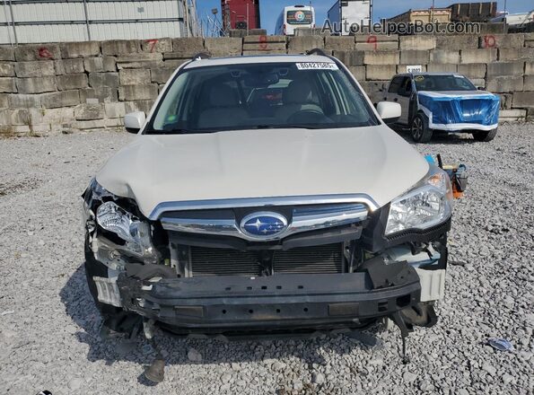 JF2SJAFC0GH554312 2016 SUBARU FORESTER Бежевый Вид спереди