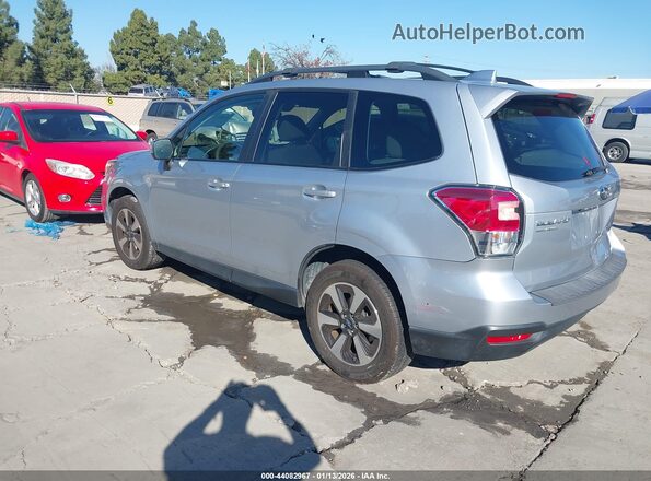 JF2SJAGC0HH431321 2017 SUBARU FORESTER 2.5 Серебряный Задняя левая четверть