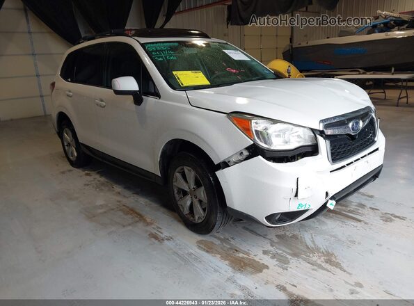 JF2SJAHC1GH433754 2016 SUBARU FORESTER 2.5 White Przód prawy