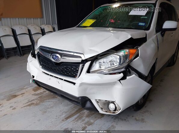 JF2SJAHC1GH433754 2016 SUBARU FORESTER 2.5 White Widok z przodu