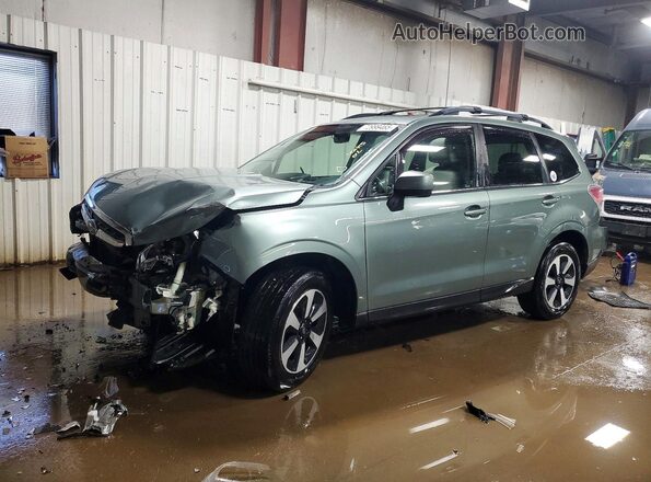 JF2SJAJC1HH411930 2017 SUBARU FORESTER 2.5 Зеленый Передняя левая четверть