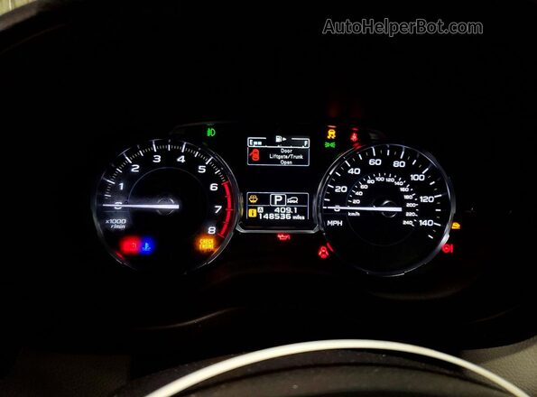 JF2SJAJC1HH411930 2017 SUBARU FORESTER 2.5 Зеленый Вид щитка приборов