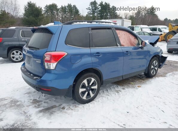JF2SJARC5HH422126 2017 SUBARU FORESTER 2.5 Синий Задняя правая четверть
