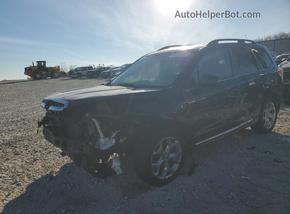 JF2SJATC4HH534134 2017 SUBARU FORESTER 2.5I TO Black Przód lewy