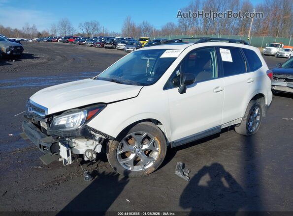 JF2SJATC6HH514998 2017 SUBARU FORESTER 2.5I TO White Przód lewy