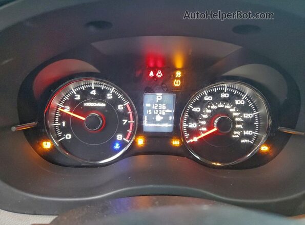 JF2SJAVC3GH417625 2016 SUBARU FORESTER 2.5I TO Зеленый Вид щитка приборов