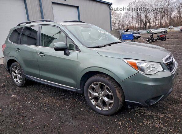 JF2SJAVC3GH417625 2016 SUBARU FORESTER 2.5I TO Зеленый Передняя правая четверть